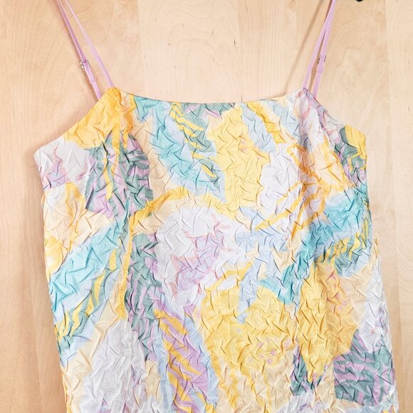 Urban Outfitters cactus rose tie back mini slip dress - Picture 3 of 8